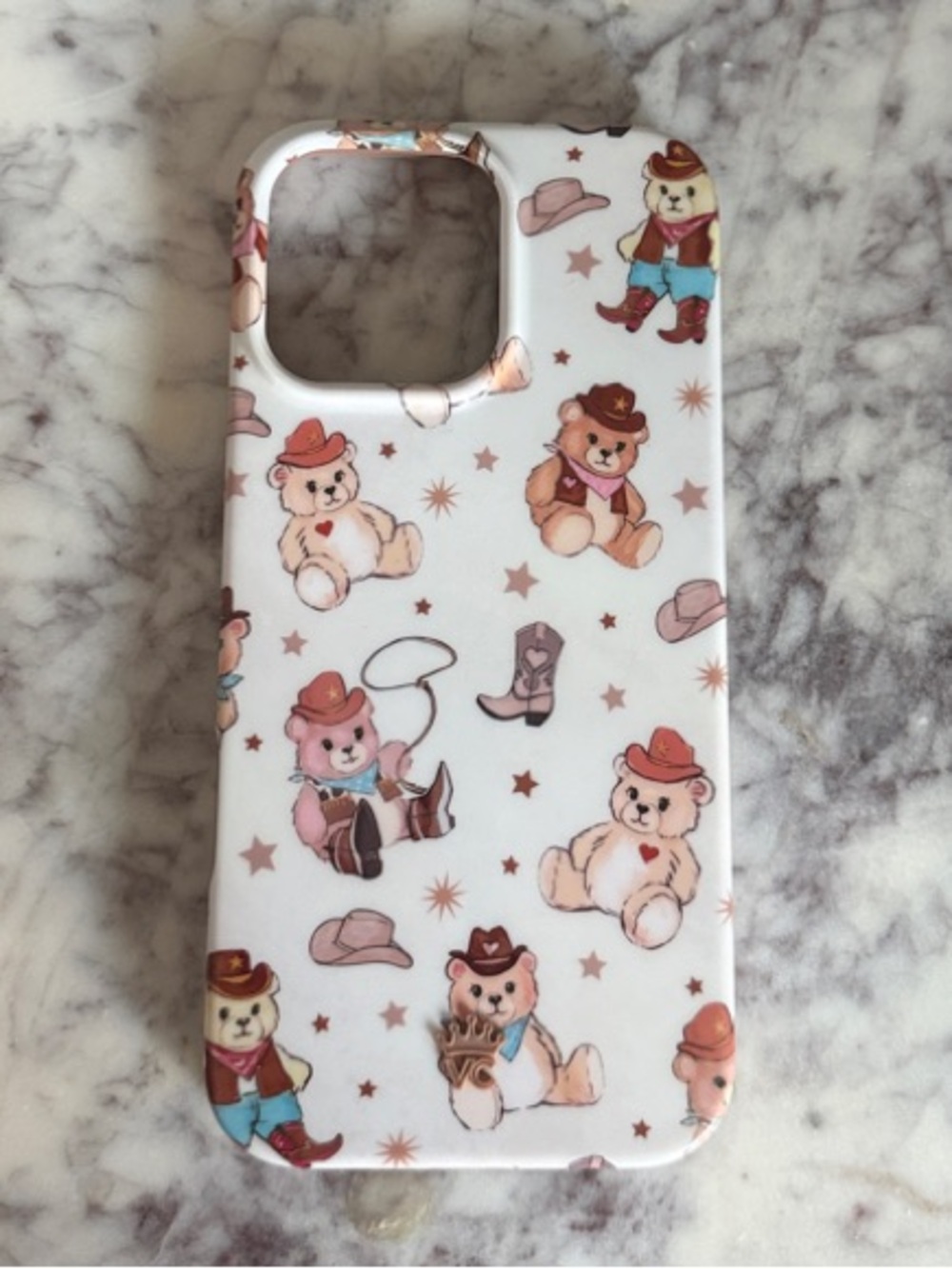 Velvet Caviar Cowboy Teddy iPhone Case (iPhone 16 Pro Max)